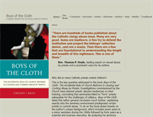 Tablet Screenshot of boysofthecloth.com